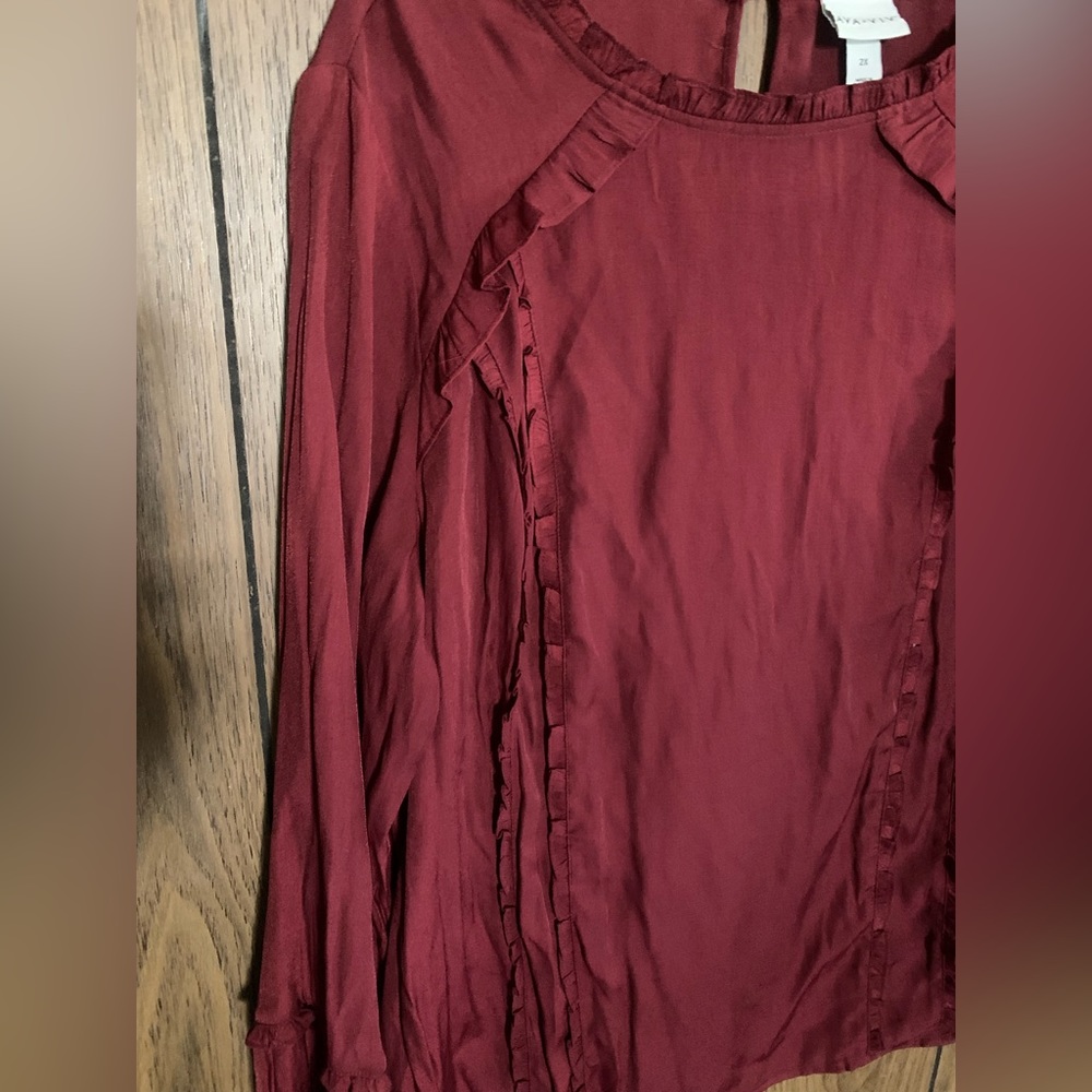 Maroon blouse